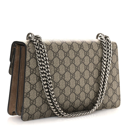 GG Supreme Monogram Small Dionysus Shoulder Bag Taupe