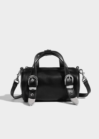 Compact Barrel Crossbody Bag