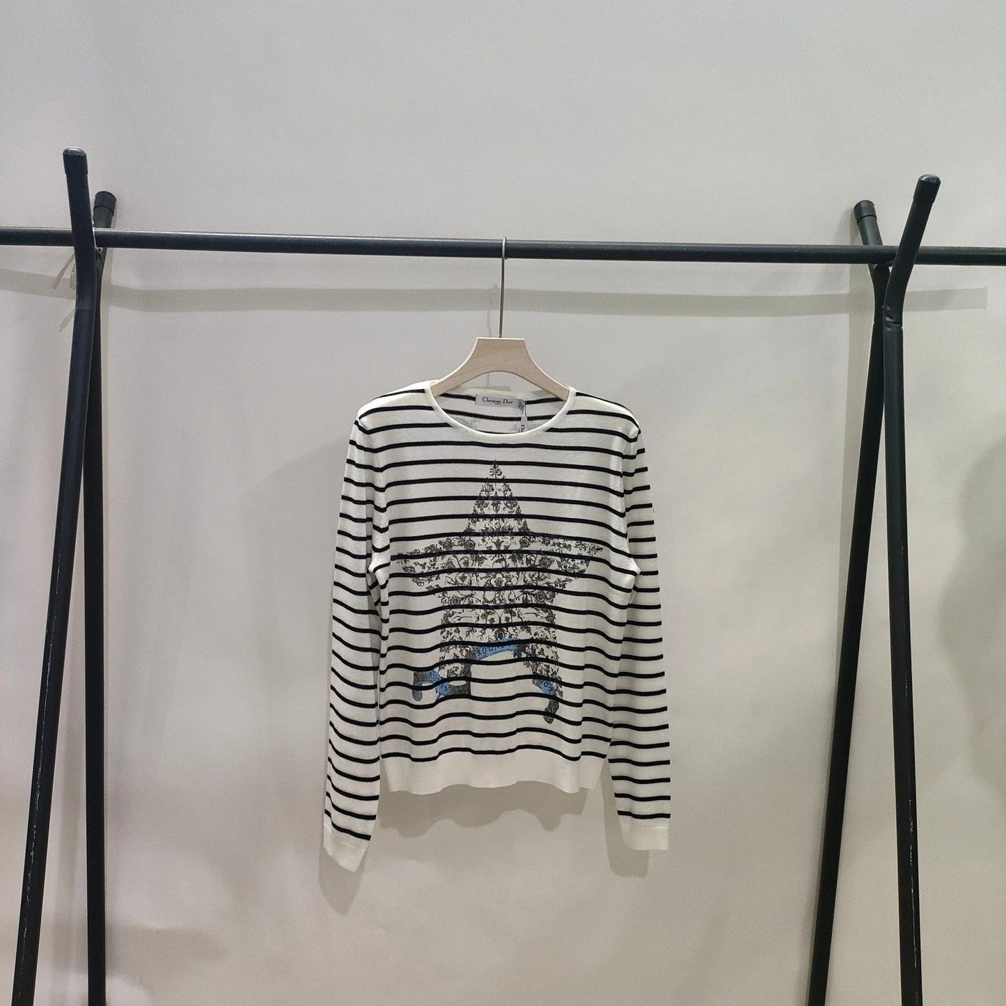 DIOR 25S LONG-SLEEVED KNIT TOP STYLE 334