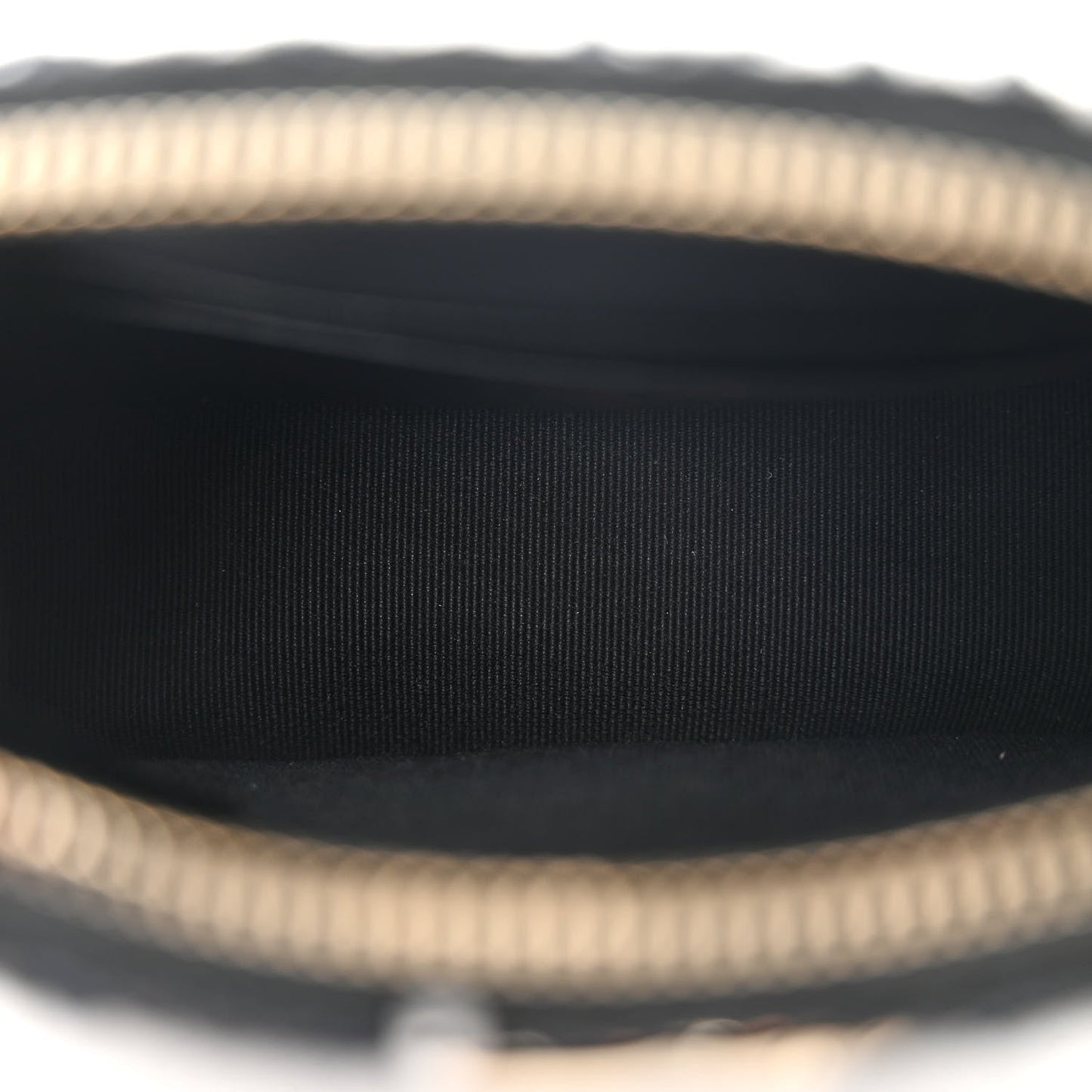 Tweed Quilted Mini Clutch With Chain Black White