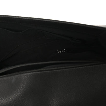 Caviar Quilted Large Boy Flap Black