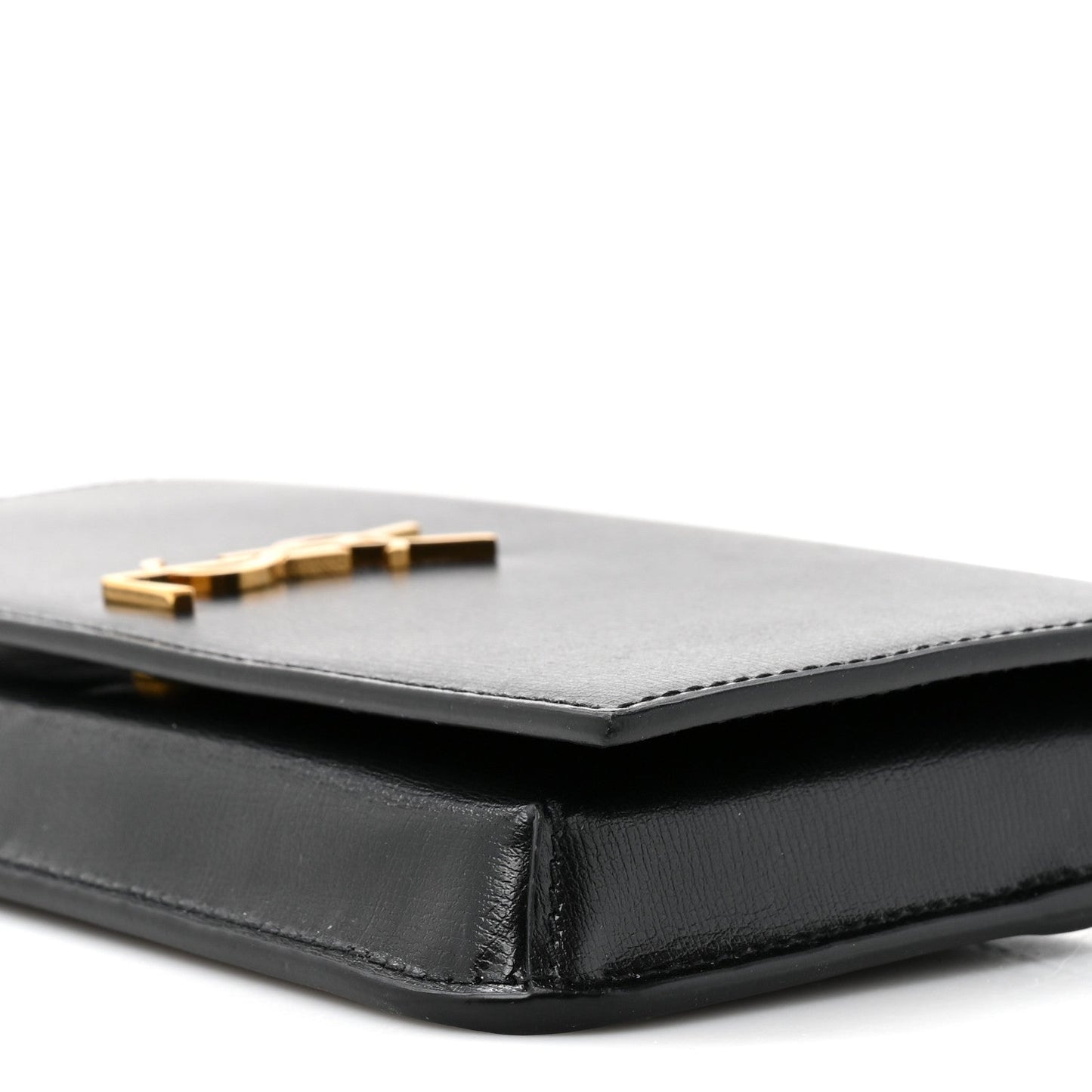 Calfskin Monogram Cassandre Phone Holder With Strap Black