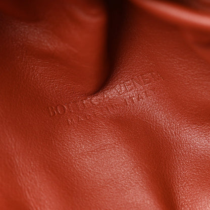 Smooth Butter Calf The Pouch Oversized Clutch Rust