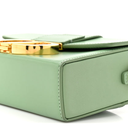 Box Calfskin 30 Montaigne Box Bag Mint Green
