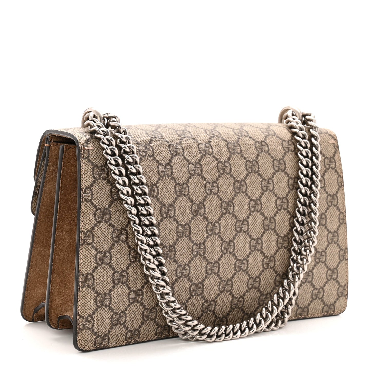 GG Supreme Monogram Small Dionysus Shoulder Bag Taupe