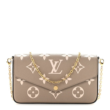 Empreinte Monogram Giant Felicie Pochette Tourterelle Creme