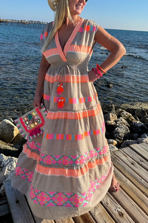 Vestido maxi bohemio