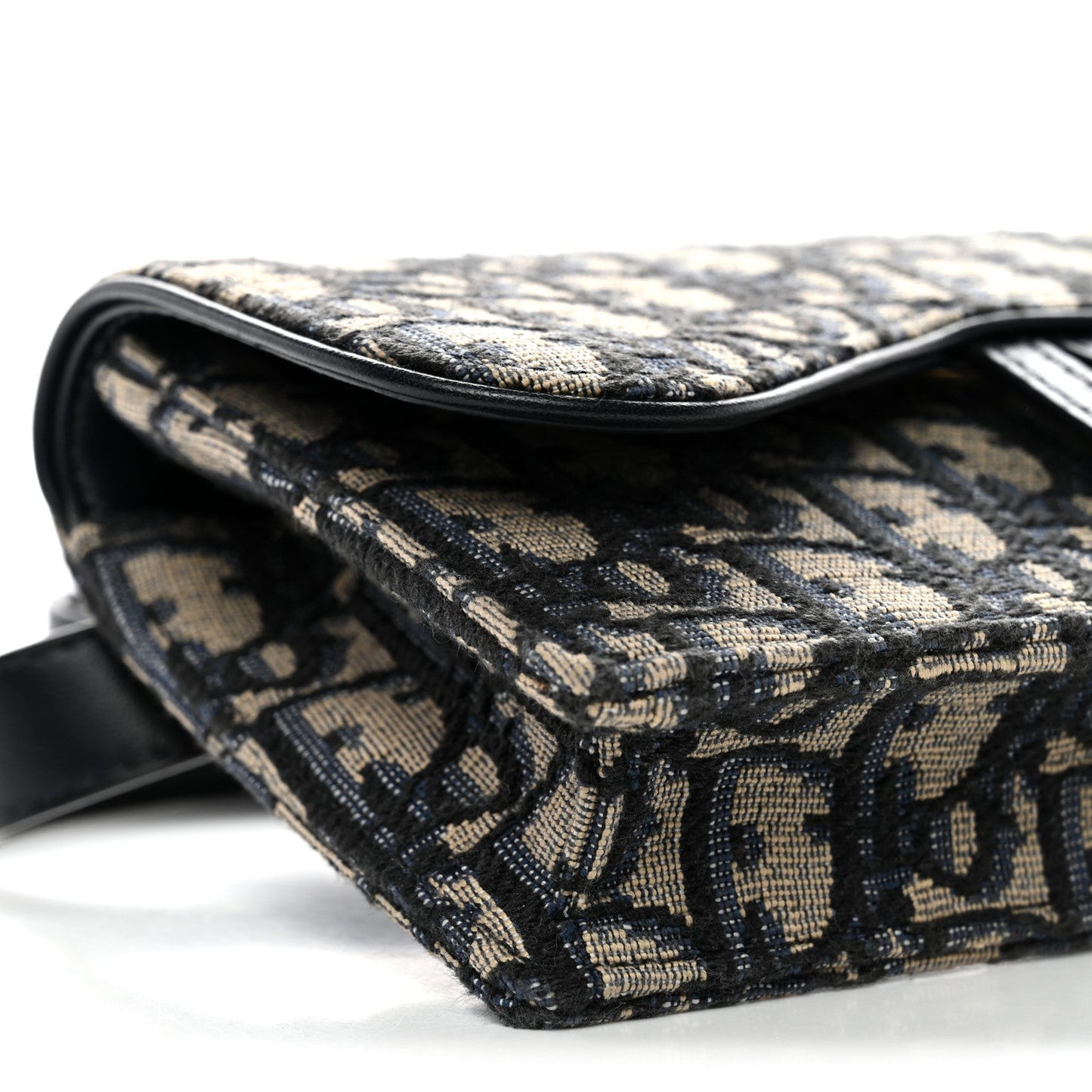 Oblique Saddle Belt Bag Blue