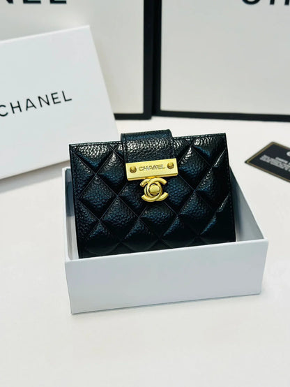 Gucci Black Short Wallet Mini Purse - 12x10cm