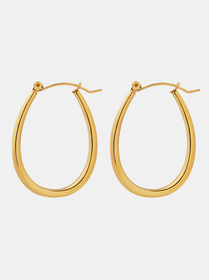 Titanium Steel Plated Earrings