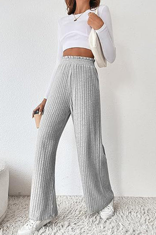 Pantalones casuales de punto sueltos