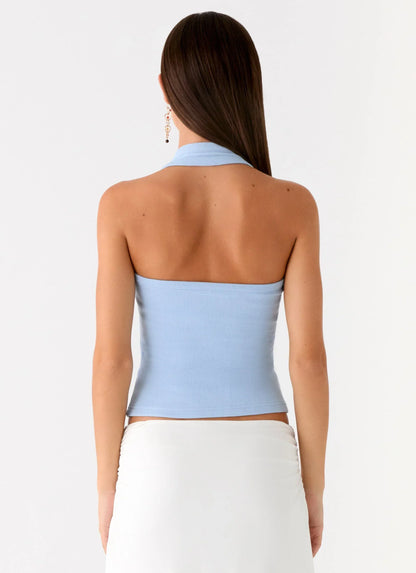Cladena Top - Blue