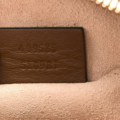 GG Supreme Monogram Butterfly Embroidered Mini Chain Shoulder Bag Beige Tuscany