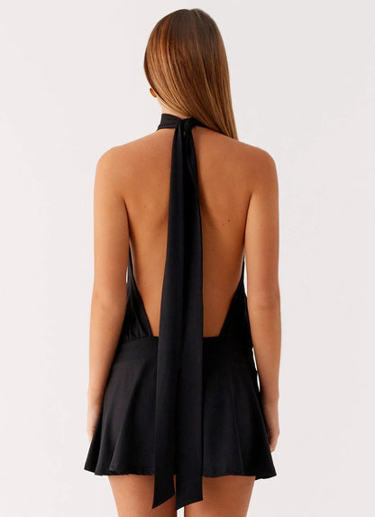 Valor Mini Dress - Black