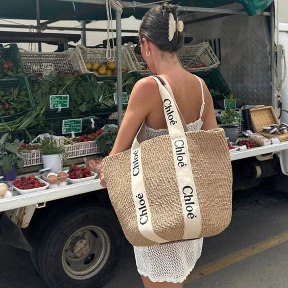 Chloé Torba Woody Large Typu Basket Bag