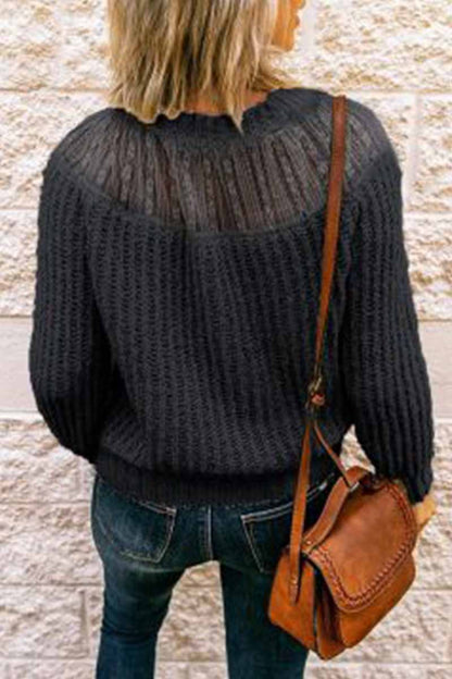 Suéter dulce de patchwork de tendencia (3 colores)
