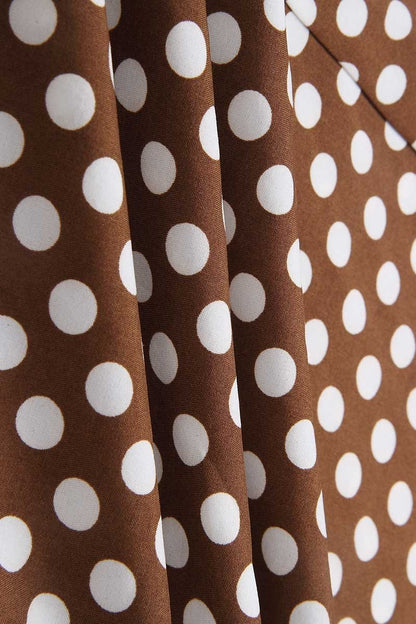 Irregular Polka Dot Dress