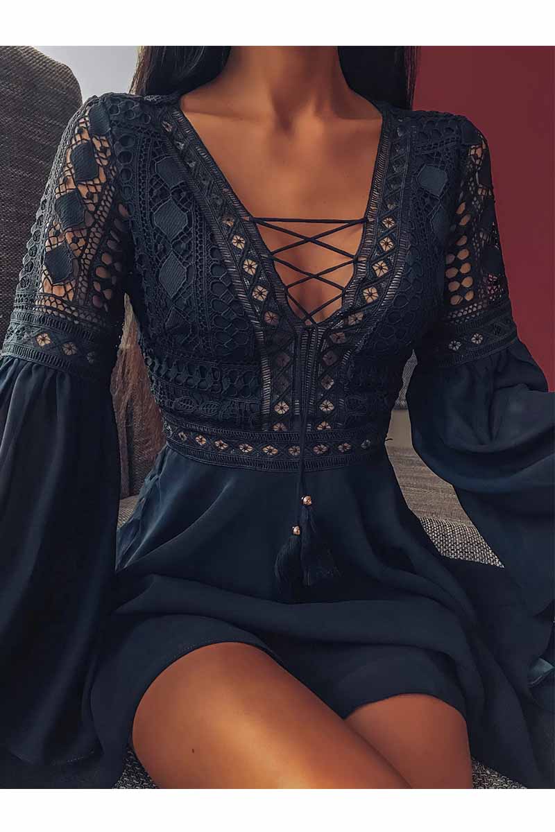 Minivestido de encaje (2 colores)