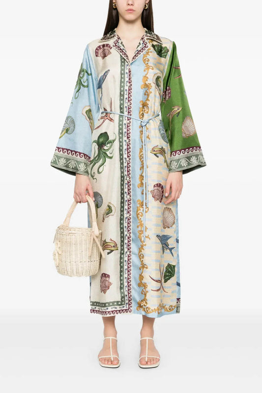 Breezy Grove Cotton-Linen Kimono