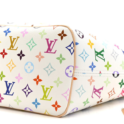 LV X TM Monogram Multicolor Neverfull MM White
