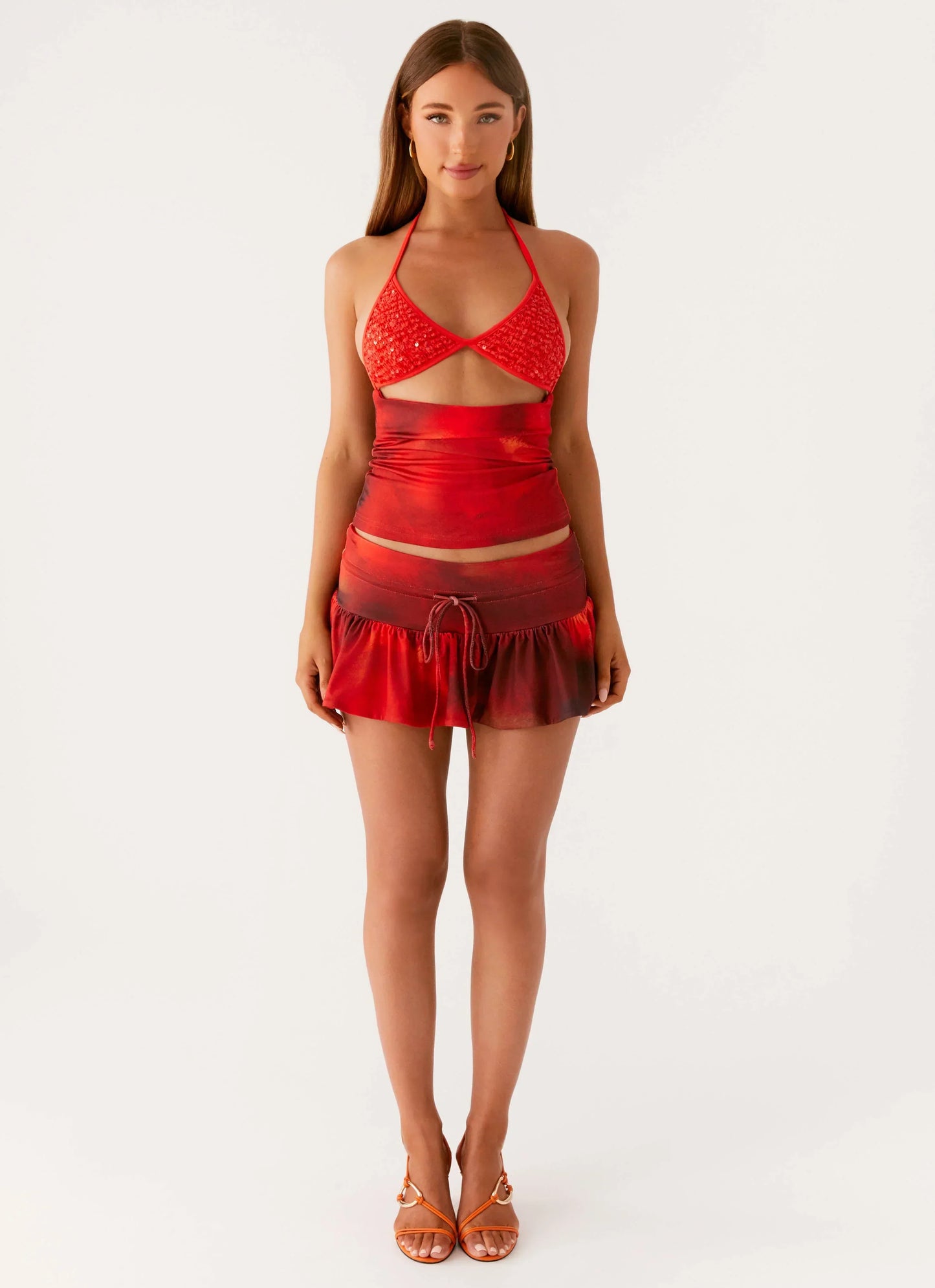 Landon Mini Skort - Scarlet Blur