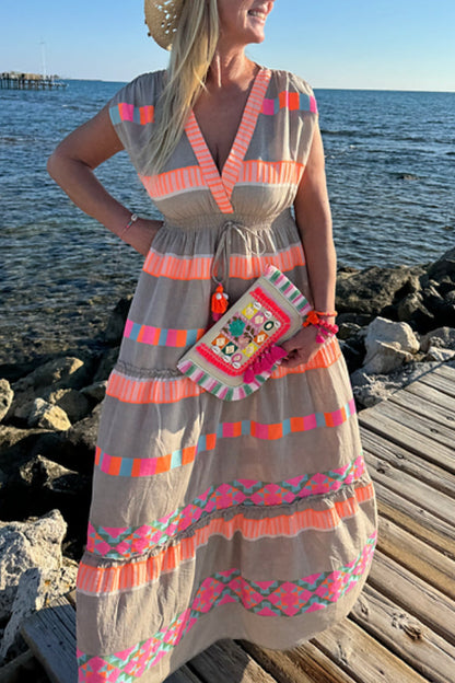 Vestido maxi bohemio