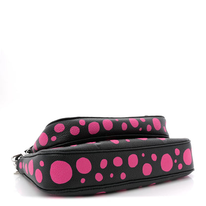 LV X YK Empreinte Multi Pochette Accessories Black Fuchsia