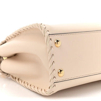 Nappa Interlace Mini Peekaboo Iconic Satchel Camelia