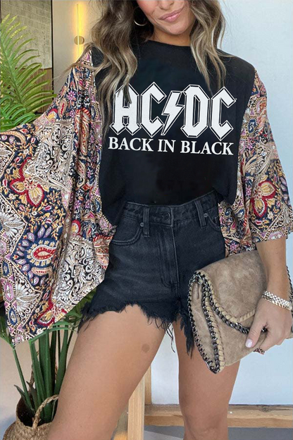 Camiseta AC/DC Back In Black (sin parche)
