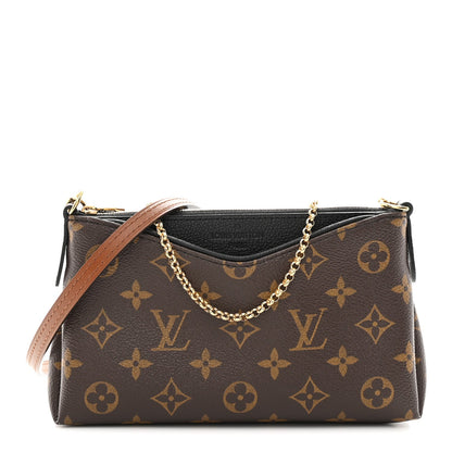 Monogram Pallas Clutch Black