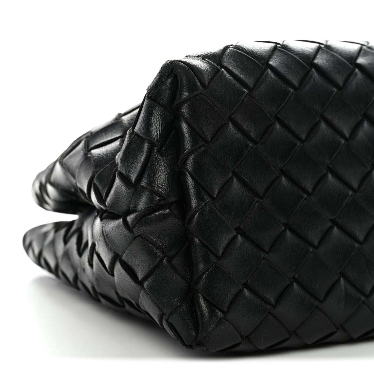 Nappa Intrecciato Small Andiamo Shoulder Bag Black