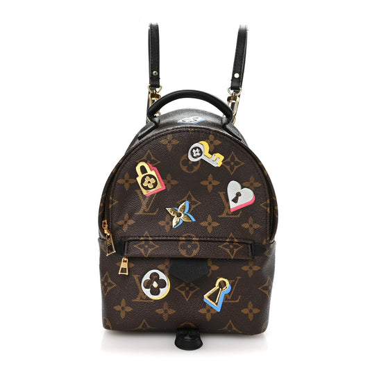 Monogram Love Lock Palm Springs Backpack Mini