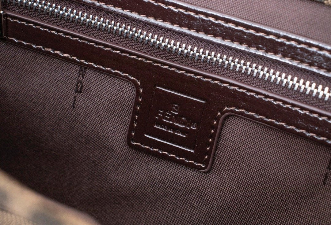 Fendi Zucca Canvas Mamma Hand Bag