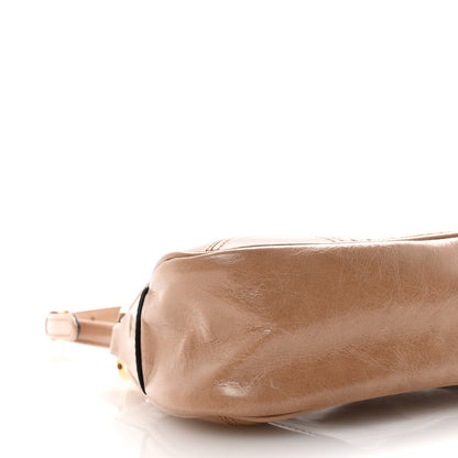Soft Lux Calfskin Re-Edition 2002 Shoulder Bag Travertine