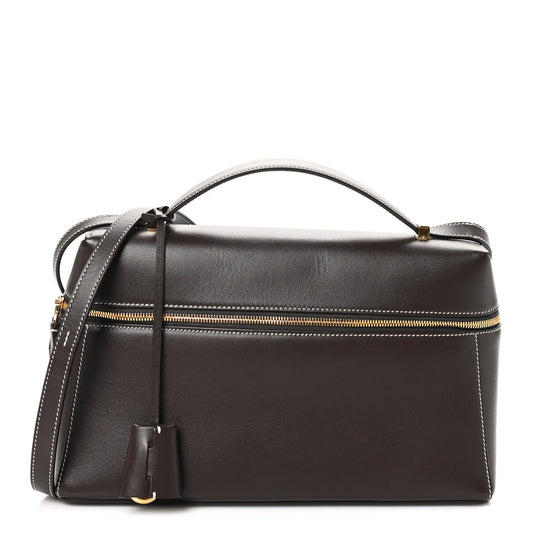 Smooth Calfskin Extra Bag L27 Dark Choco Licorice