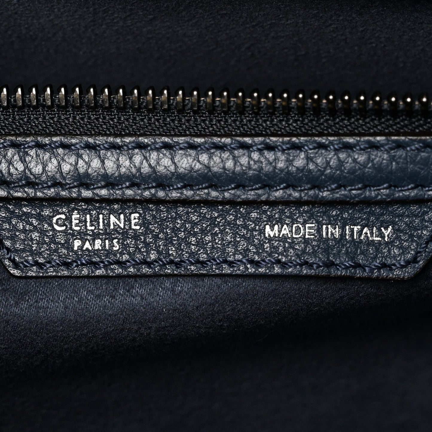 Drummed Calfskin Mini Luggage Slate