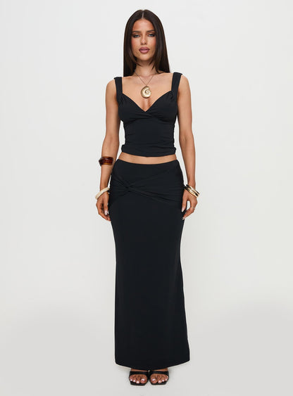 Jaymie Tie Back Set Black