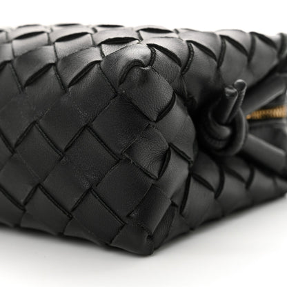 Nappa Intrecciato Mini Loop Camera Bag Black