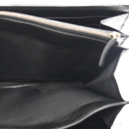 Calfskin Matelasse GG Marmont Chain Wallet Black