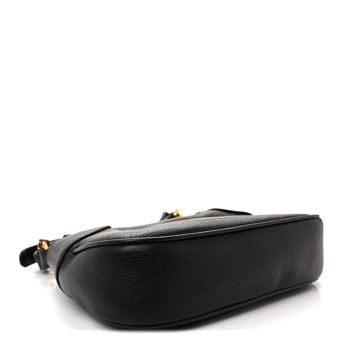 Goatskin Small Aphrodite Shoulder Bag Black