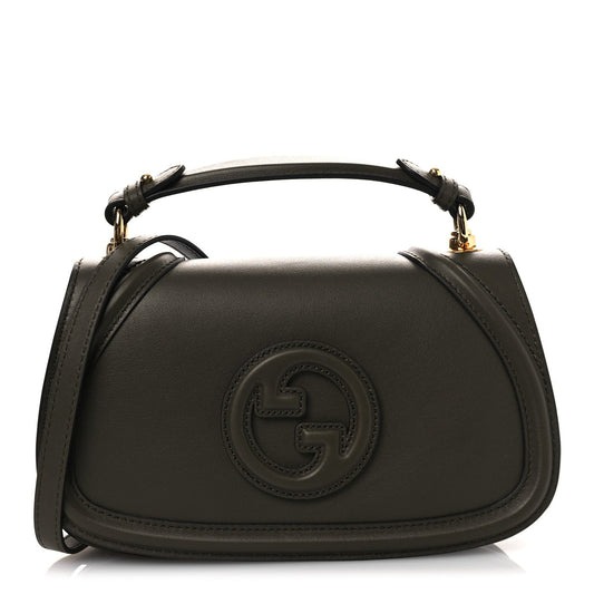 Roxy Calfskin Blondie Top Handle Bag Luscious Green