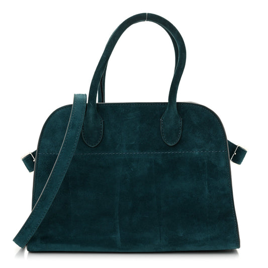 Suede Soft Margaux 10 Bag Teal Green