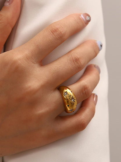 Anillo de cúpula de noche estrellada 