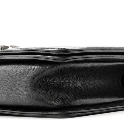 Caviar Quilted Medium Boy Flap Black