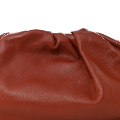 Smooth Butter Calf The Pouch Oversized Clutch Rust