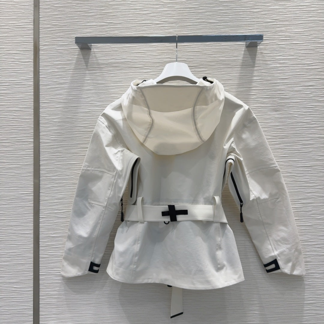 Moncler 25 Jacket White Mix Black Polyester