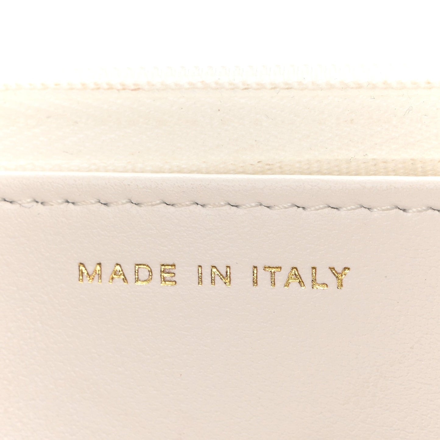 Shiny Crumpled Calfskin Quilted Enamel Heart Wallet On Chain WOC White