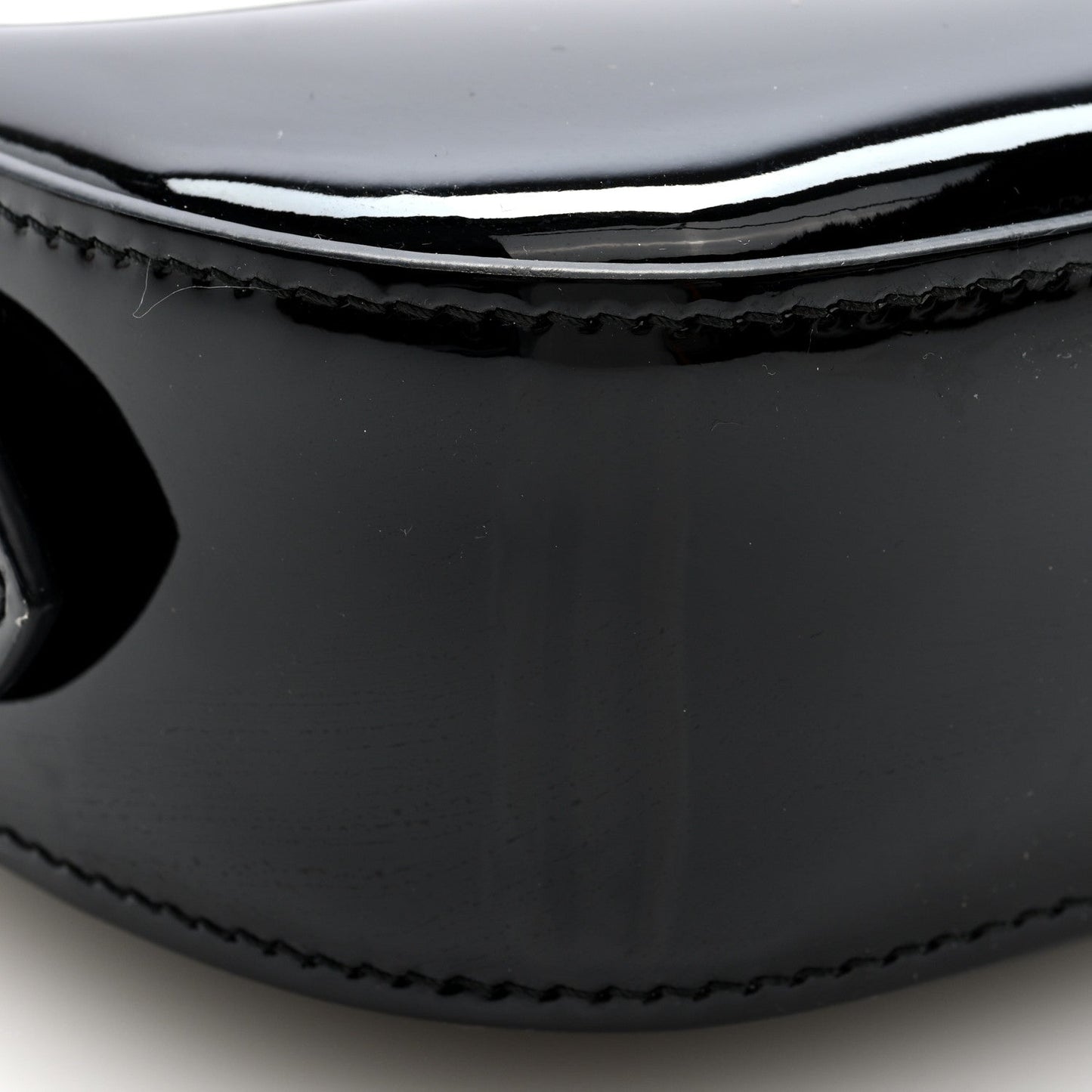 Patent Mini Hobo Black