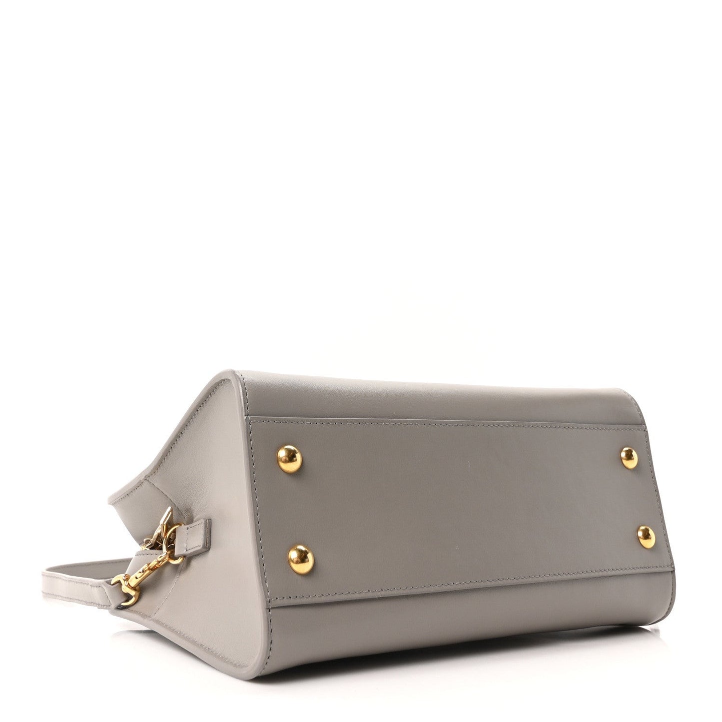 Calfskin Baby Monogram Downtown Cabas Oyster Grey