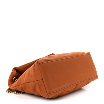 Canvas Quilted Small Loulou Puffer Monogram Chain Satchel Hot Rust
